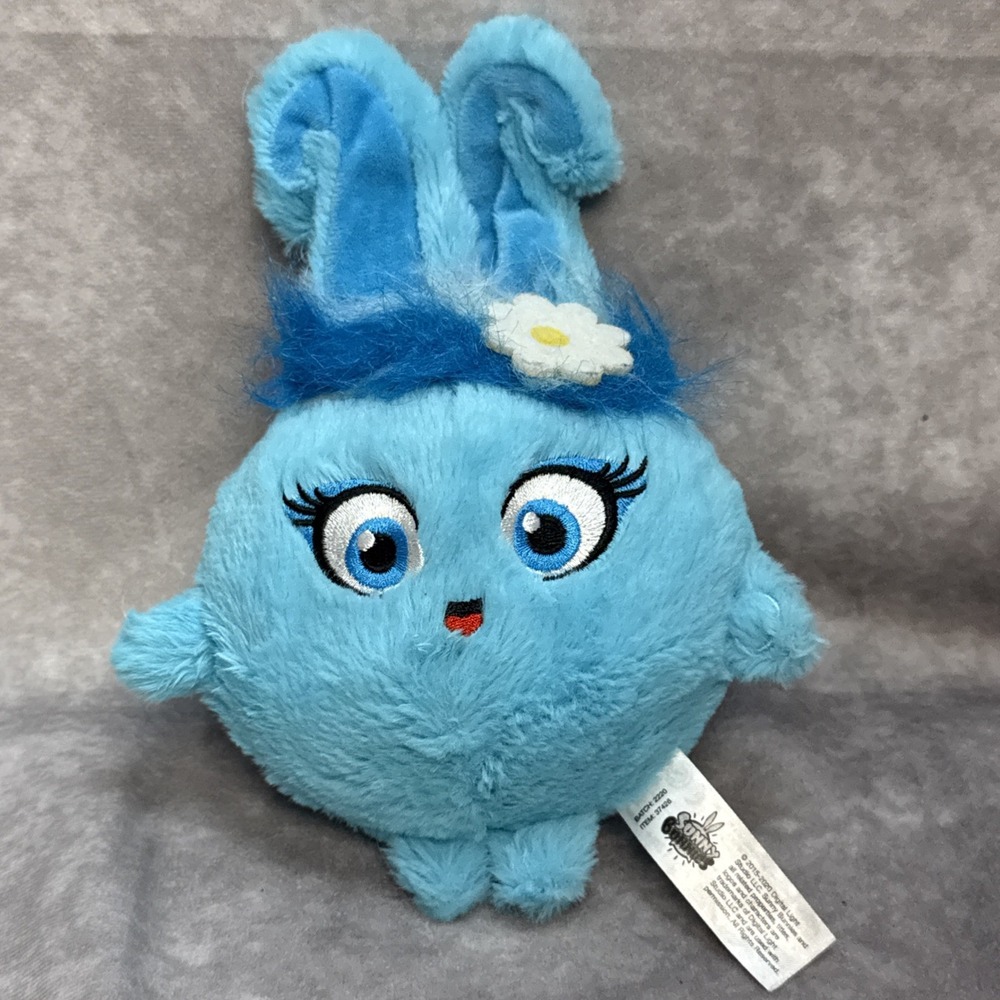 Sunny Bunnies Sound Slammers Plush Blue Vibrating WORKING Posh Paws Rare